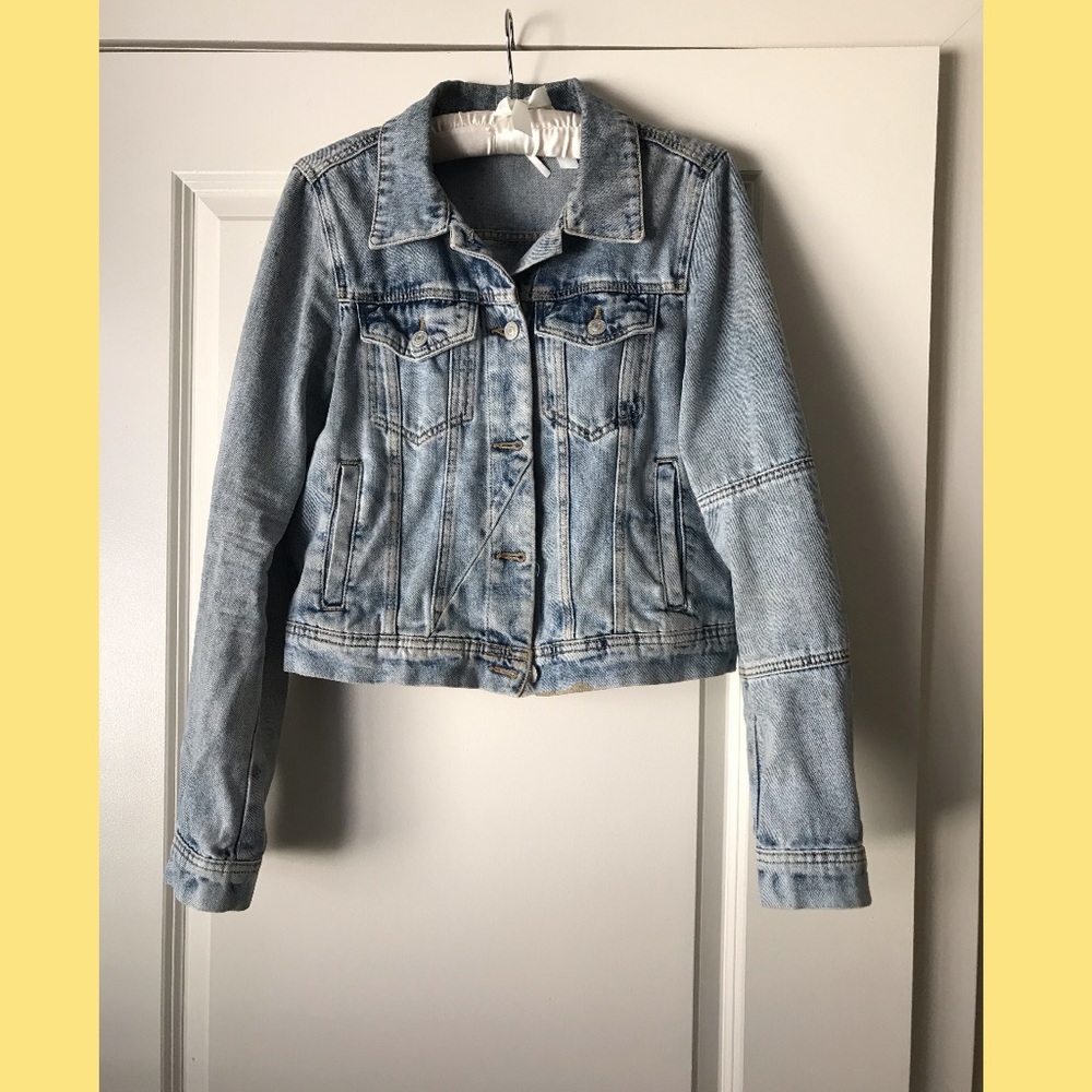 Free People light blue denim jacket
